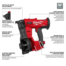 M18 FUEL™ Coil Roofing Nailer