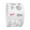 Range of Carbide Dozer hole saws in 2-3/4", 3", 3-1/8", 3-1/4", 3-3/8", 3-1/2", 3-5/8", and 3-3/4" sizes.