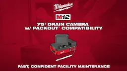 Milwaukee® M12™ 75' Drain Camera w PACKOUT™ Compatibility