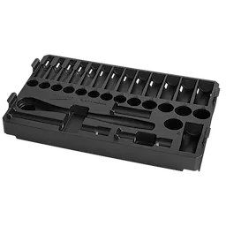 48-22-9482 48-22-9482T - 3/8" METRIC RATCHET AND SOCKET SET WITH PACKOUT™ LOW-PROFILE COMPACT ORGANIZER