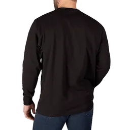 602B, 602BS, 602BM, 602BL, 602BXL, 602BXXL, 602B3XL - Long Sleeve Heavy Duty Pocket T-Shirt