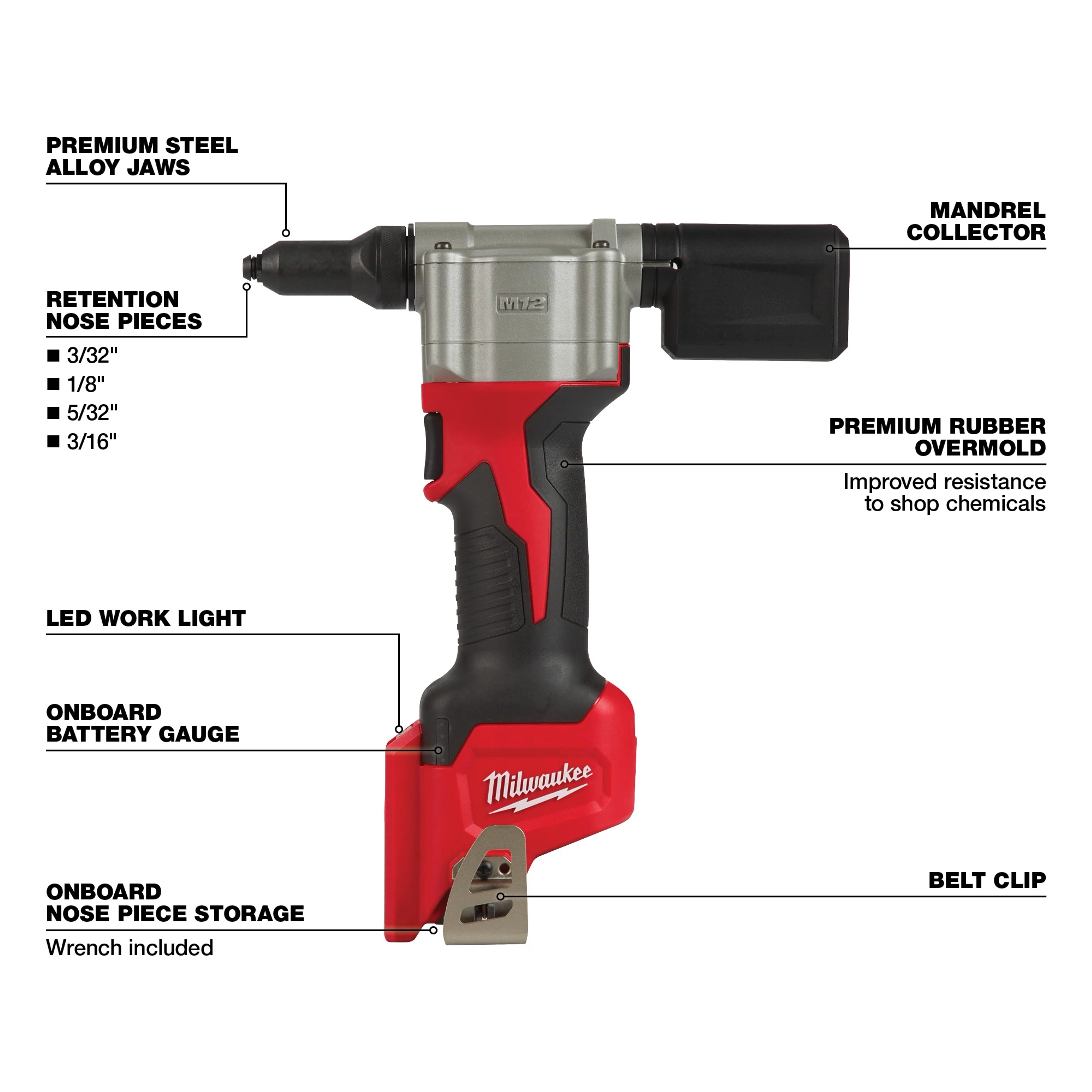 M12™ Rivet Tool Walkaround