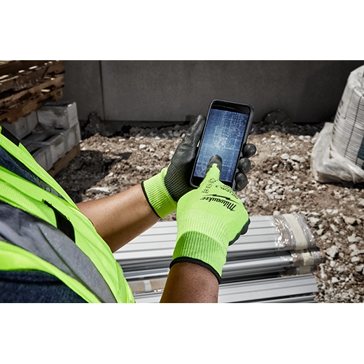 48-73-8932 - Hi Vis Cut Gloves
