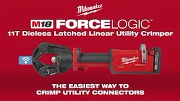 M18 Force Logic 11 Ton Dieless Latched Linear Utility Crimper