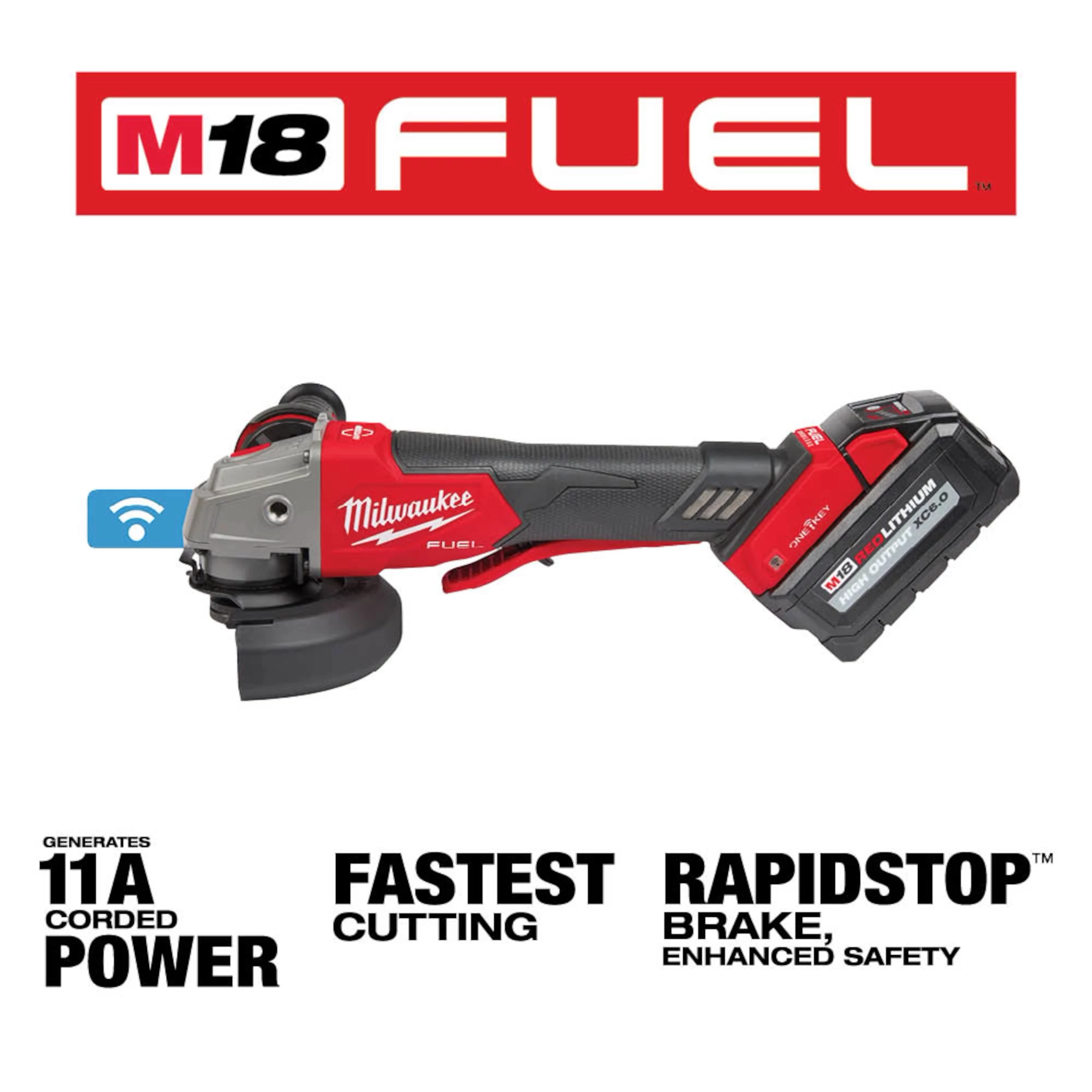 M18 FUEL™ Braking Grinder w/ ONE-KEY