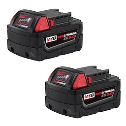M18 REDLITHIUM XC5.0 Extended Capacity Battery Pack, 2 Pack