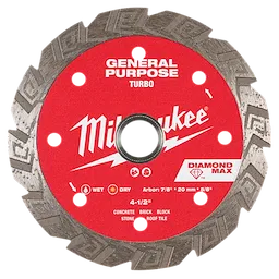 4.5" Diamond Max™ Turbo, General Purpose Diamond Blade