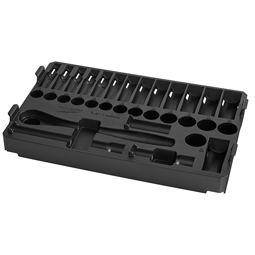 48-22-9482 48-22-9482T - 3/8" METRIC RATCHET AND SOCKET SET WITH PACKOUT™ LOW-PROFILE COMPACT ORGANIZER