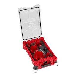 9 PC BIG HAWG™ with Carbide Teeth Hole Saw Kit w/ PACKOUT™ Compact Organizer