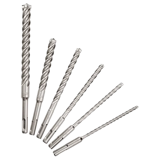 48-20-7499 - 6pc. SDS Plus MX4 4-Cutter Solid Carbide bit set